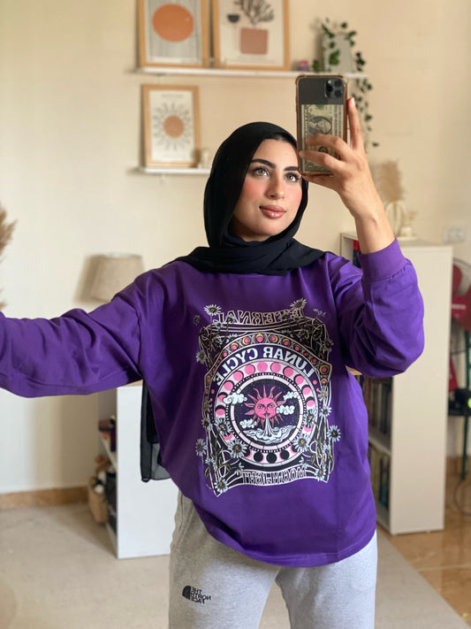 Purple Long Sleeve Shirt