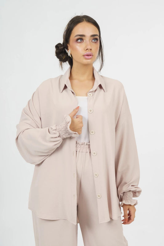 Crinkle Pure Linen Set