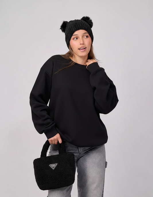 WINTER BLANK || winter boxy sweatshirt cozy & heavyweight premium cotton