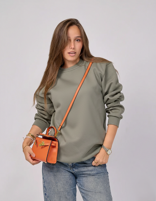 WINTER BLANK || winter boxy sweatshirt cozy & heavyweight premium cotton